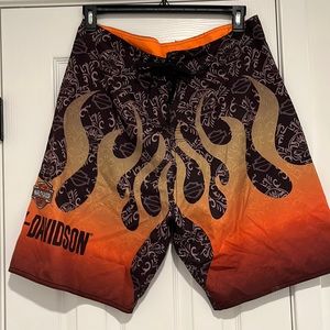 NWOT men’s size 34 Harley Davidson board shorts
